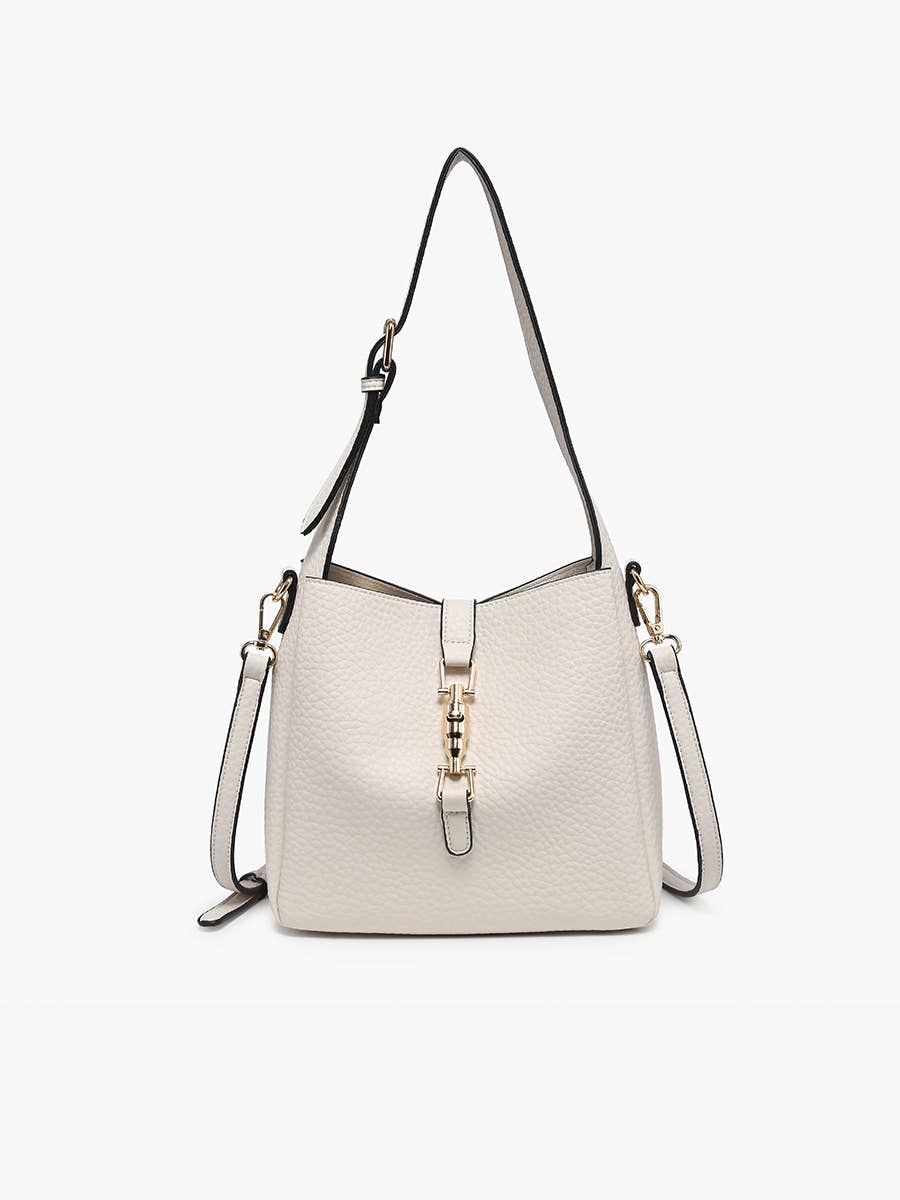 Agnes Classic Satchel w/ Press Lock & Inner Bag