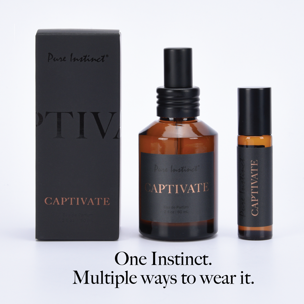 Pure Instinct - CAPTIVATE - Pheromone Cologne Spray 60mL