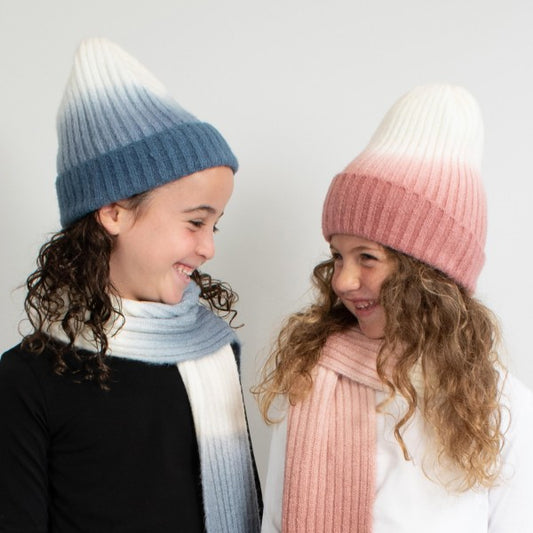 Kids Ombre Knit Beanie