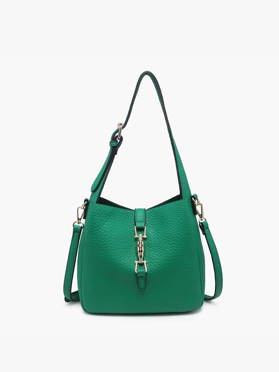 Agnes Classic Satchel w/ Press Lock & Inner Bag