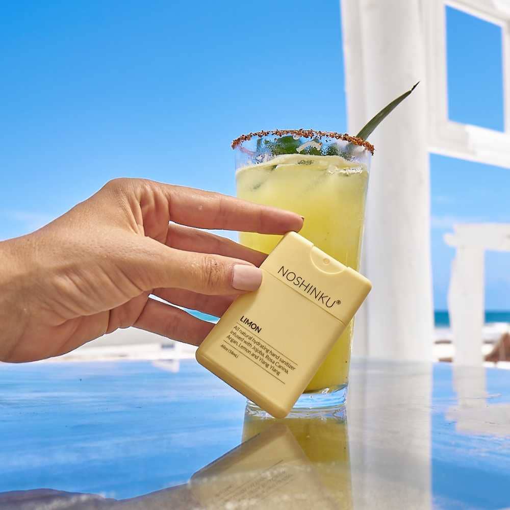 Refillable Lemon Moisturizing Pocket Sanitizer