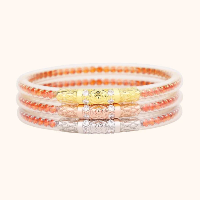 Three Queens All Weather Bangles - Flame