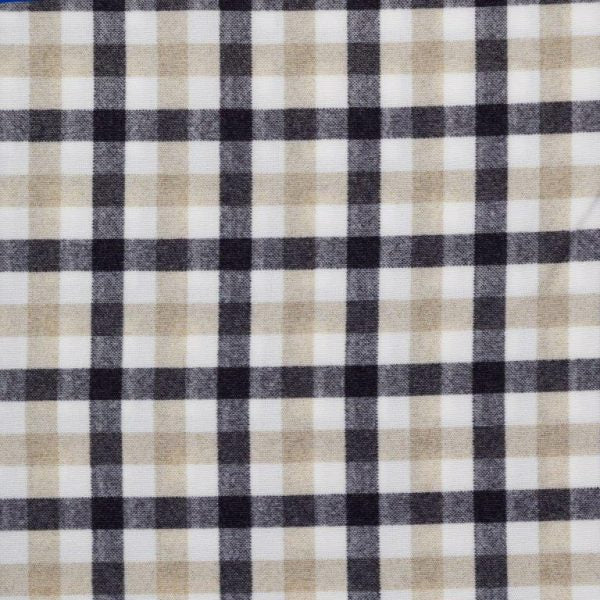 L/S Double Gingham - Tan