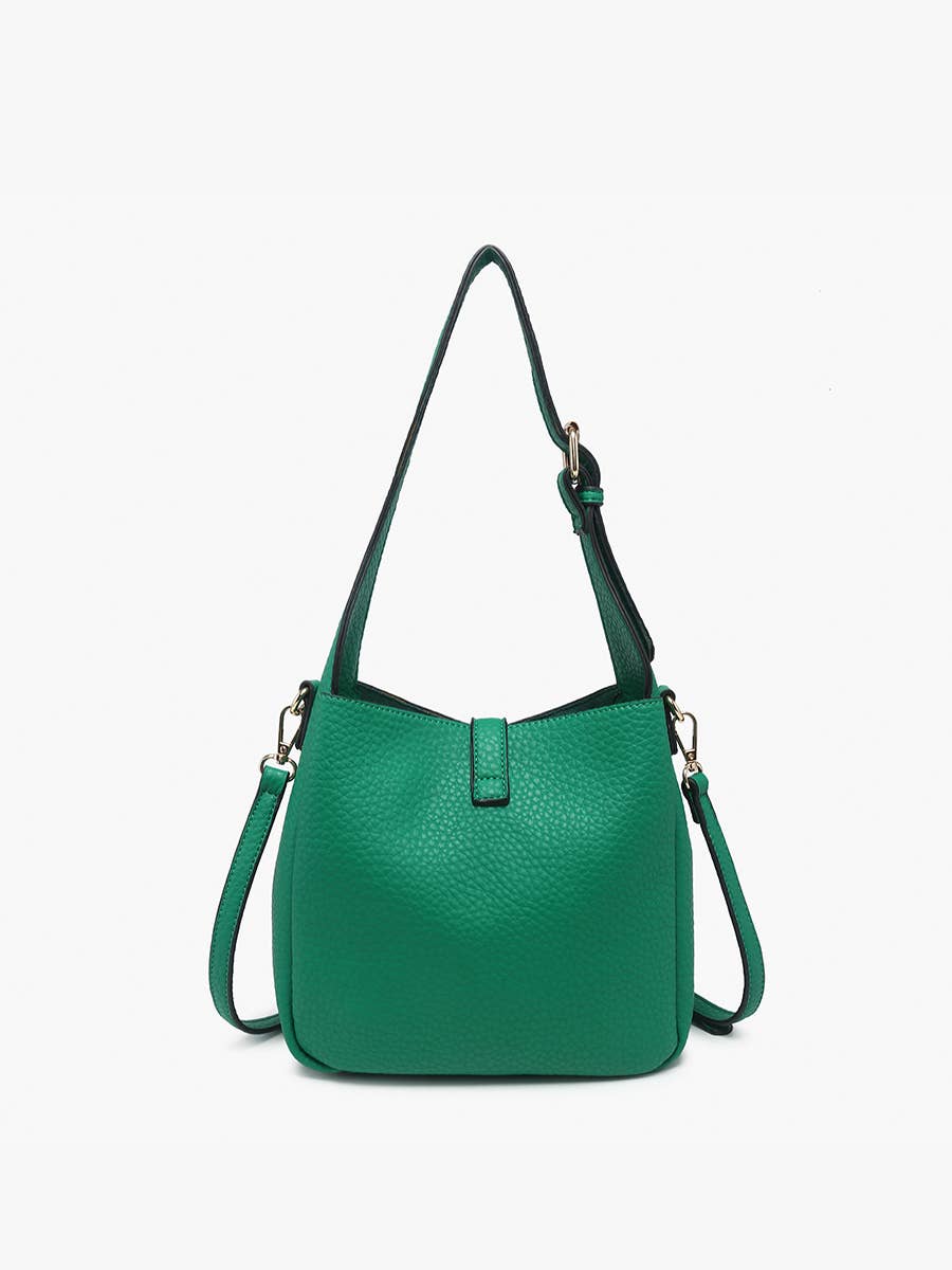 Agnes Classic Satchel w/ Press Lock & Inner Bag