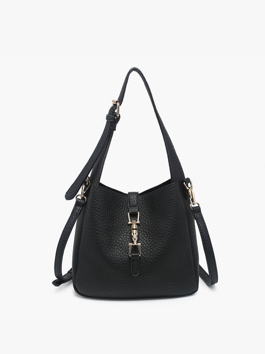 Agnes Classic Satchel w/ Press Lock & Inner Bag