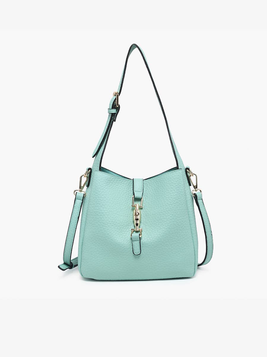Agnes Classic Satchel w/ Press Lock & Inner Bag