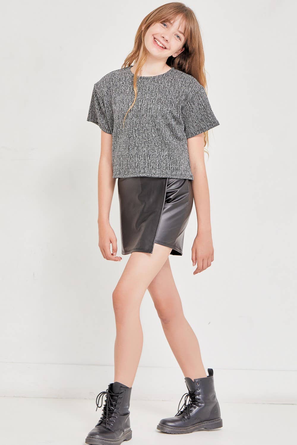 Good Girl - Faux Leather Skort