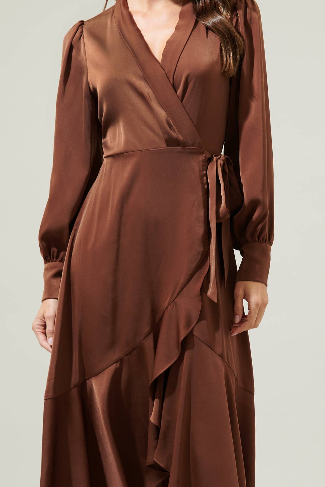 Ophelia Wrap Midi Dress