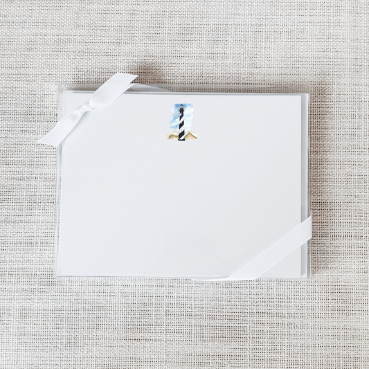 So Thoughtful Gifts - Lighthouse Flat Notecard - Set of 15