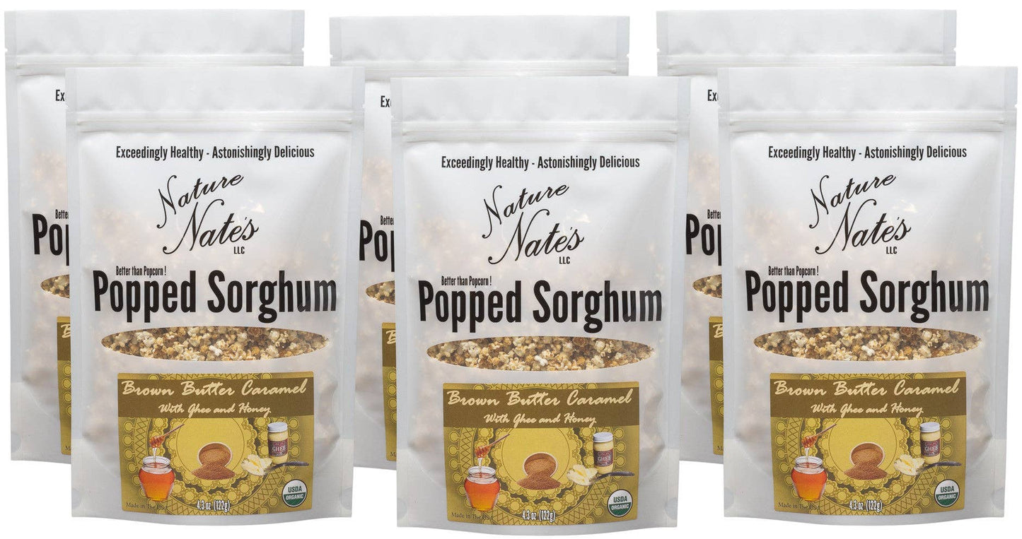 Nature Nate's LLC - Organic Popped Sorghum Brown Butter Caramel
