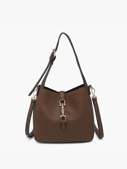 Agnes Classic Satchel w/ Press Lock & Inner Bag