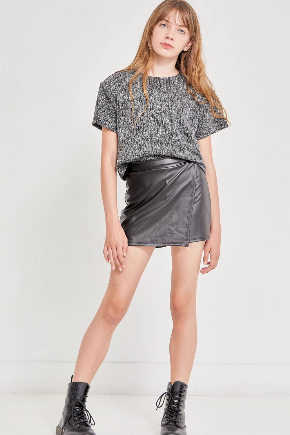 Good Girl - Faux Leather Skort