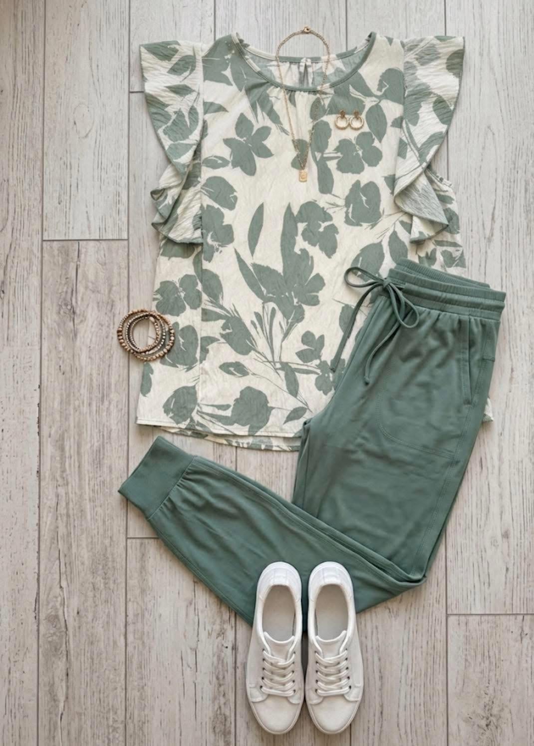 Flutter Sleeve Top