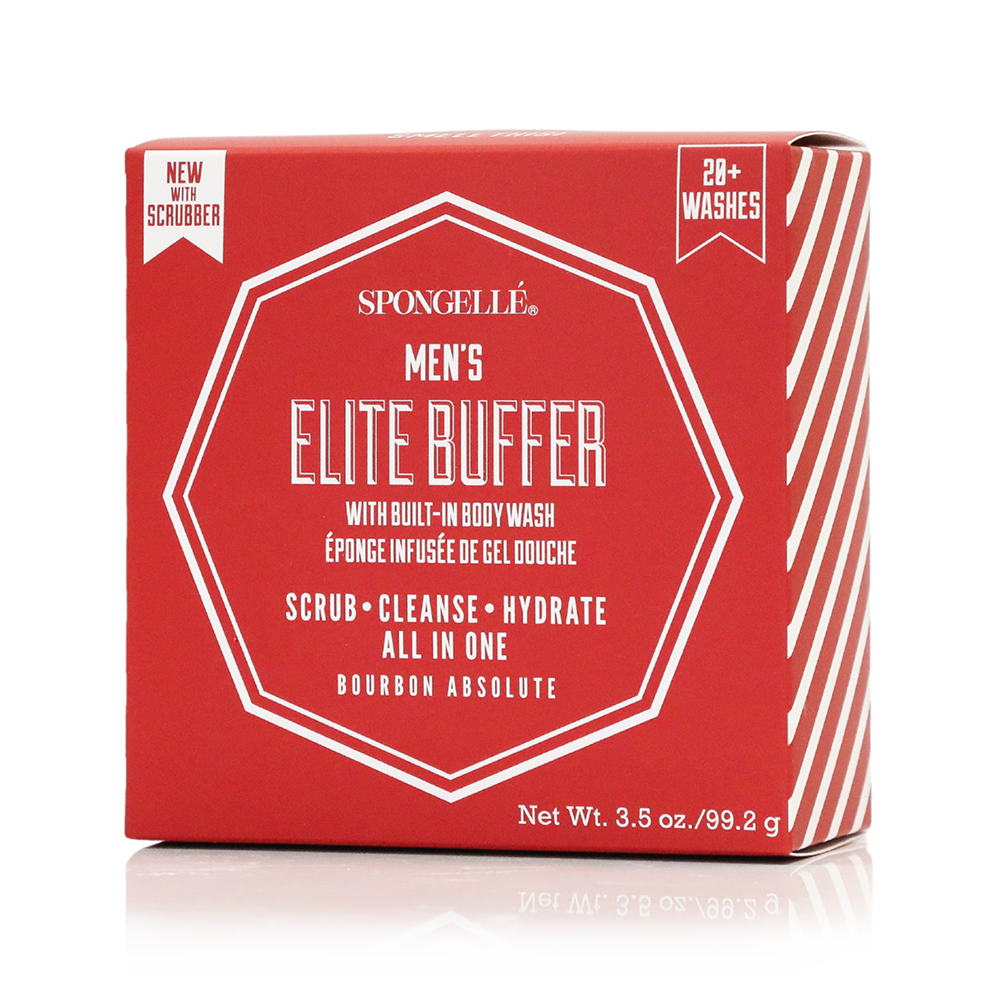 Spongellé | Summer Gifts | Father's Day - Men's Elite Buffer (Bourbon Absolute)