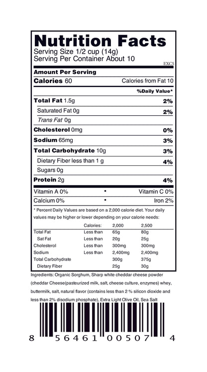 Nature Nate's LLC - Popped Sorghum Extremely Cheezy