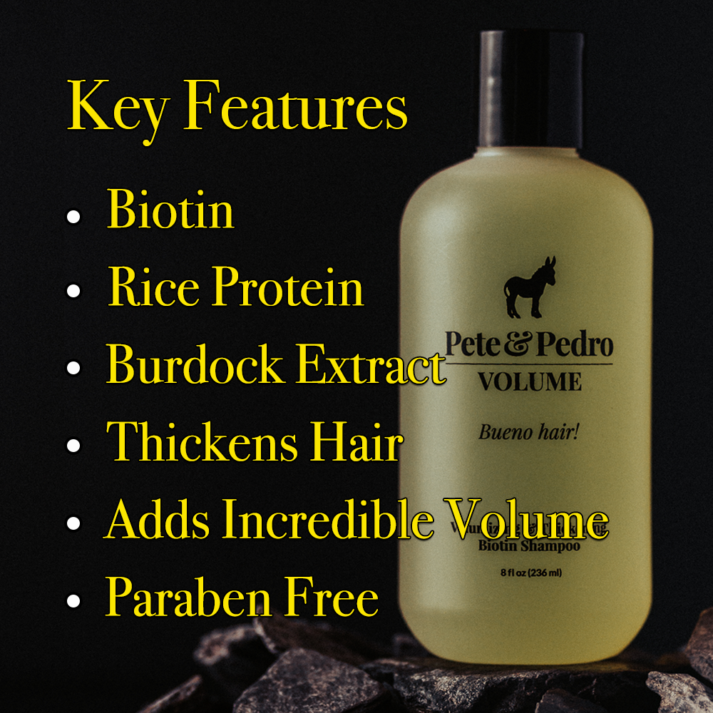 Pete & Pedro - VOLUME Volumizing & Thickening Biotin Shampoo