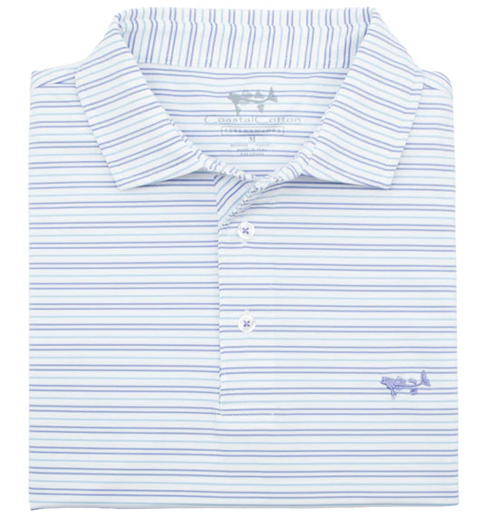 Azul Stripe Polo