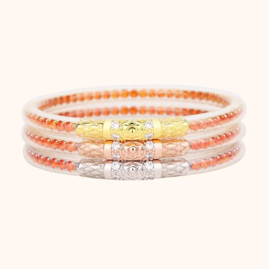 Three Queens All Weather Bangles - Flame