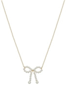 Pearl Bow Necklace