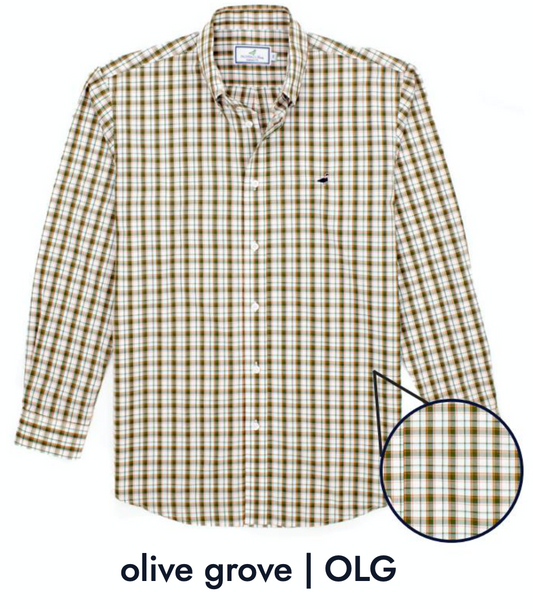 Properly Tied Sportshirt Olive Grove