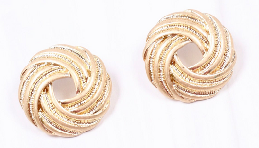 Eileen Knot Stud Earring - Caroline Hill Jewelry