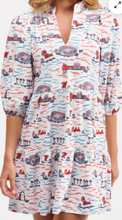 The Tory Dress - Tennessee Toile Available XS-XL