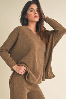 Women's Loose Fit Comfy Knit Set