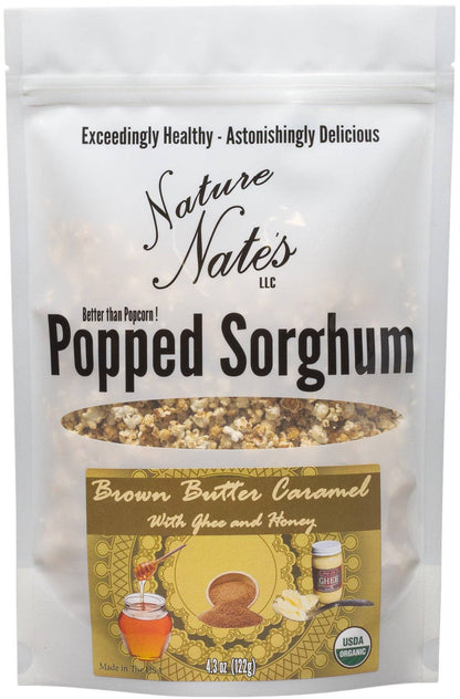 Nature Nate's LLC - Organic Popped Sorghum Brown Butter Caramel