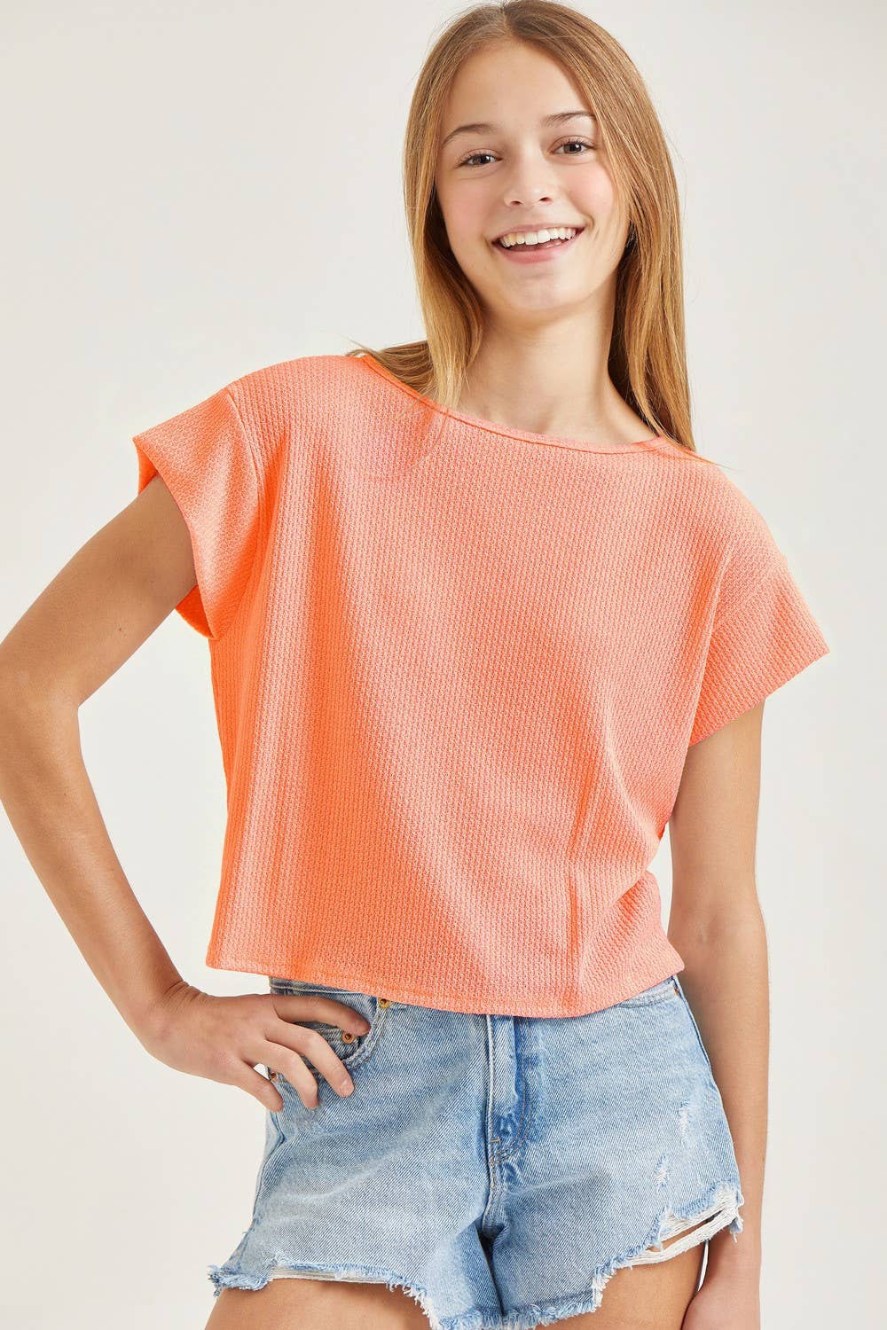 Good Girl - Cap Sleeve Crop Top