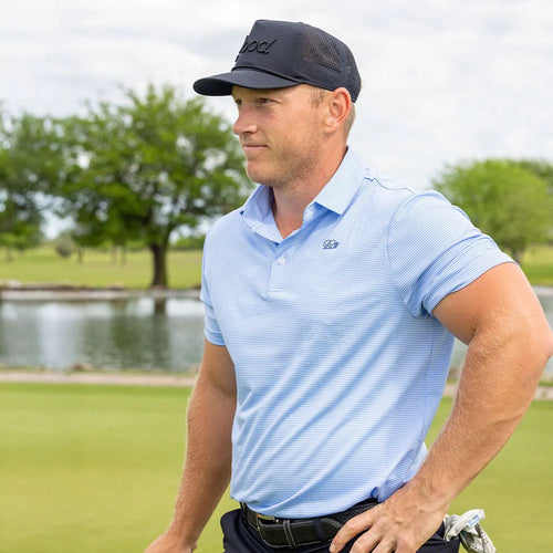 Birdie Blue Polo - Good Good Golf