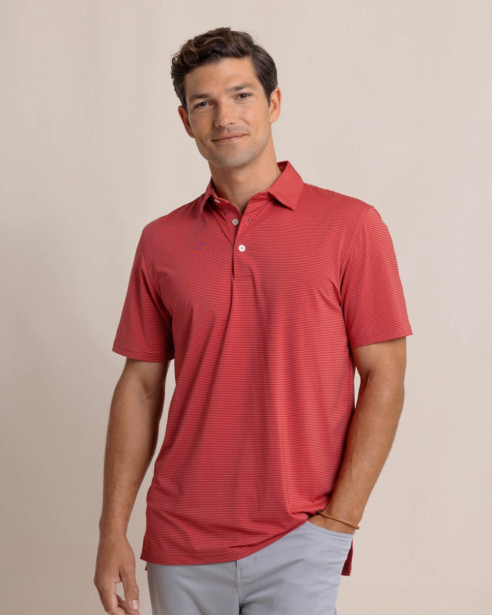 brrr°-eeze Meadowbrook Stripe Polo