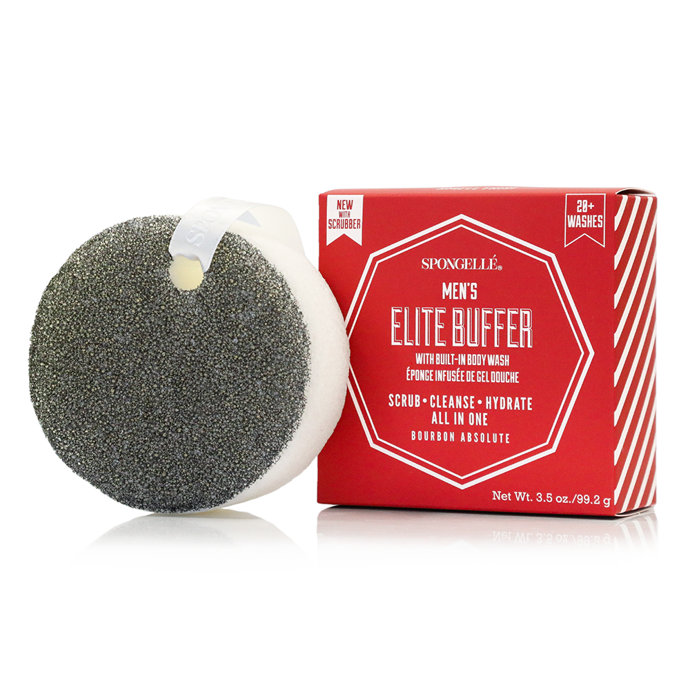 Spongellé | Summer Gifts | Father's Day - Men's Elite Buffer (Bourbon Absolute)