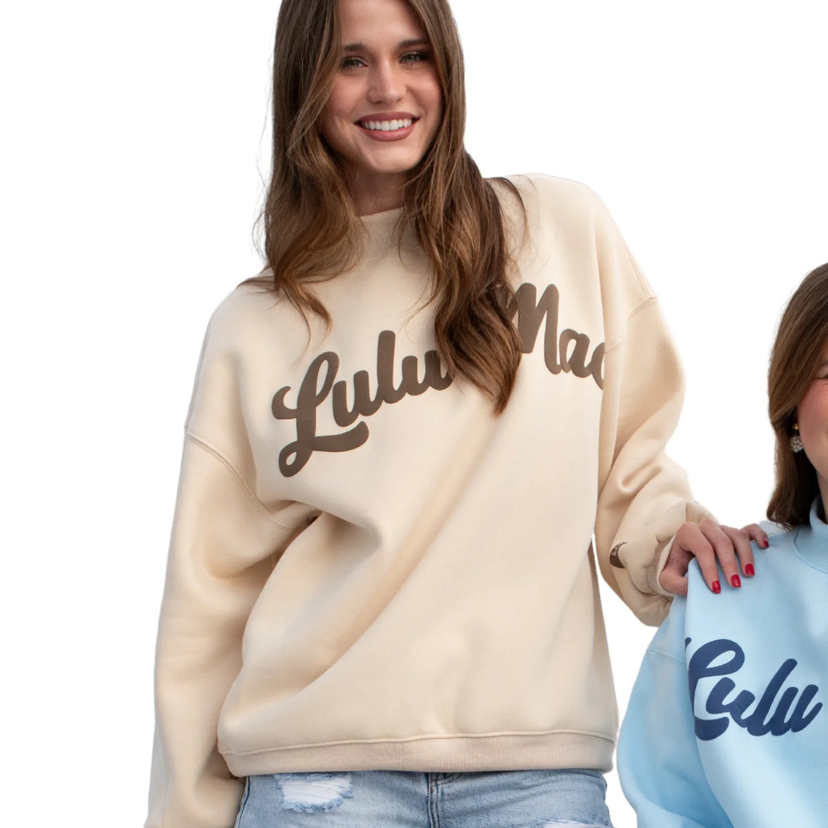 Lulu Mac Sweatshirts -Sand/Brown
