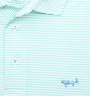 Aruba Stripe Performance Polo